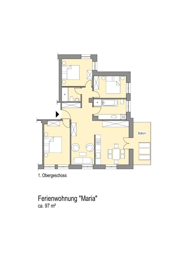 Altes Pfarrhaus Apartment Papstdorf Luaran gambar