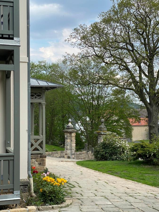 Altes Pfarrhaus Apartment Papstdorf Luaran gambar