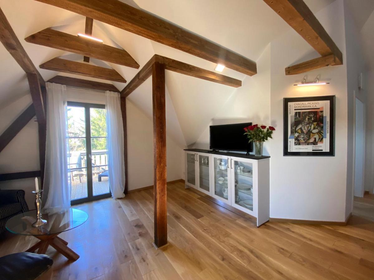 Altes Pfarrhaus Apartment Papstdorf Luaran gambar