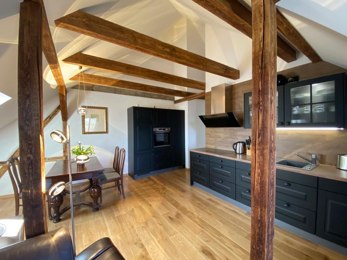 Altes Pfarrhaus Apartment Papstdorf Luaran gambar