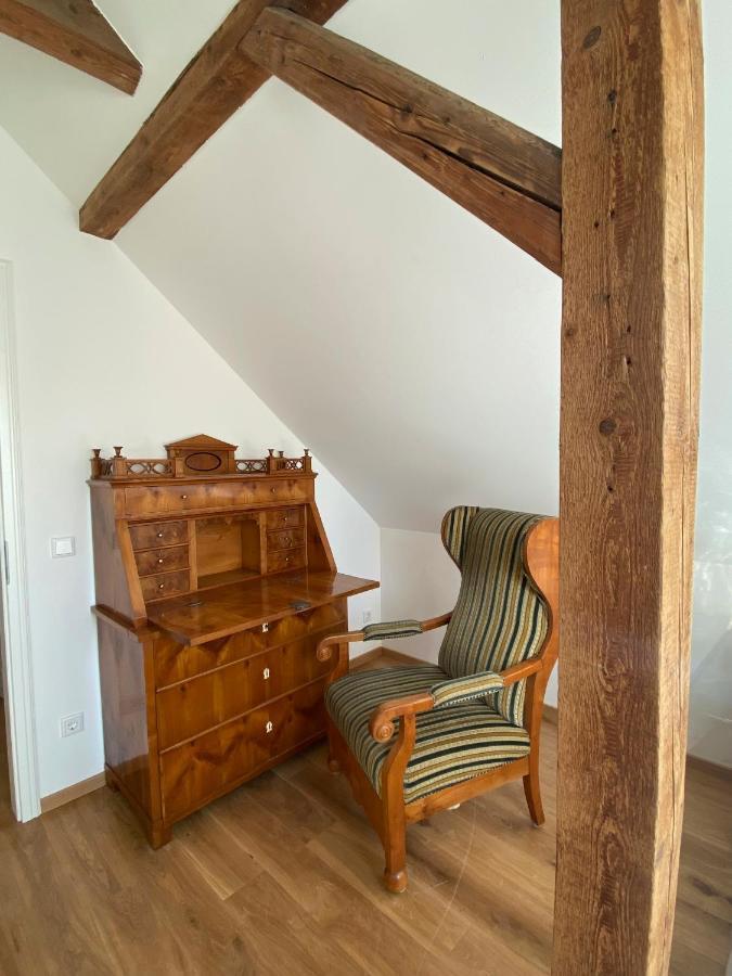 Altes Pfarrhaus Apartment Papstdorf Luaran gambar