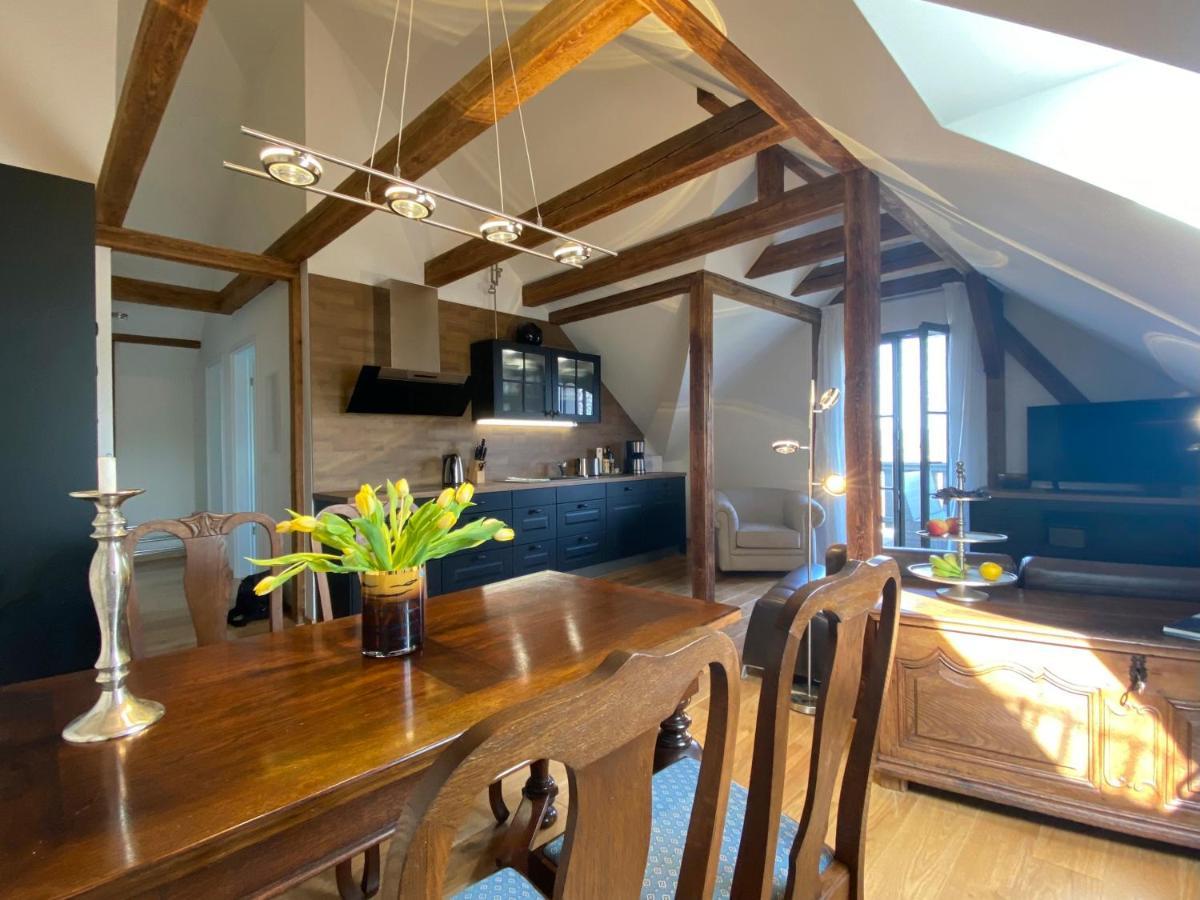 Altes Pfarrhaus Apartment Papstdorf Luaran gambar