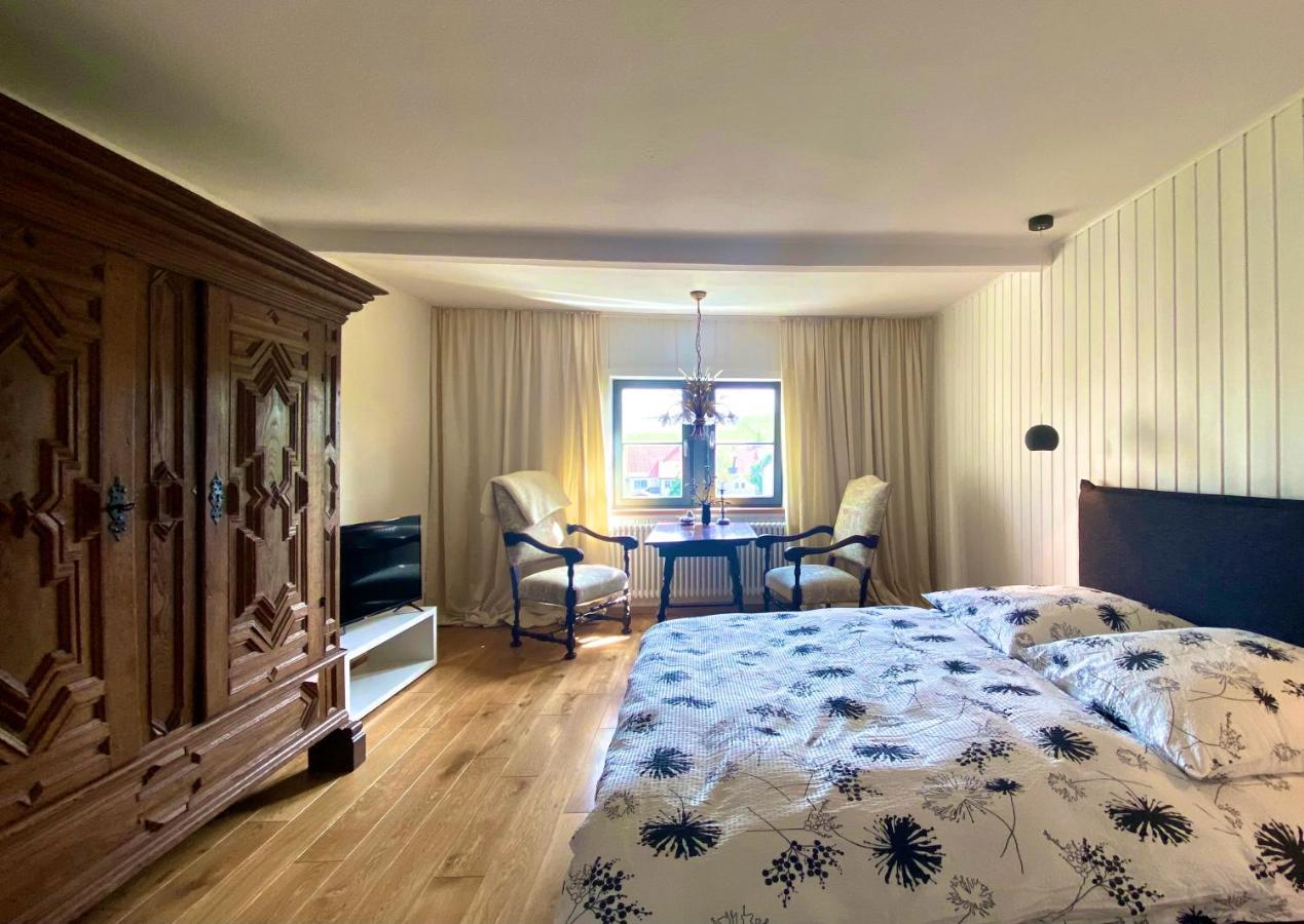 Altes Pfarrhaus Apartment Papstdorf Luaran gambar