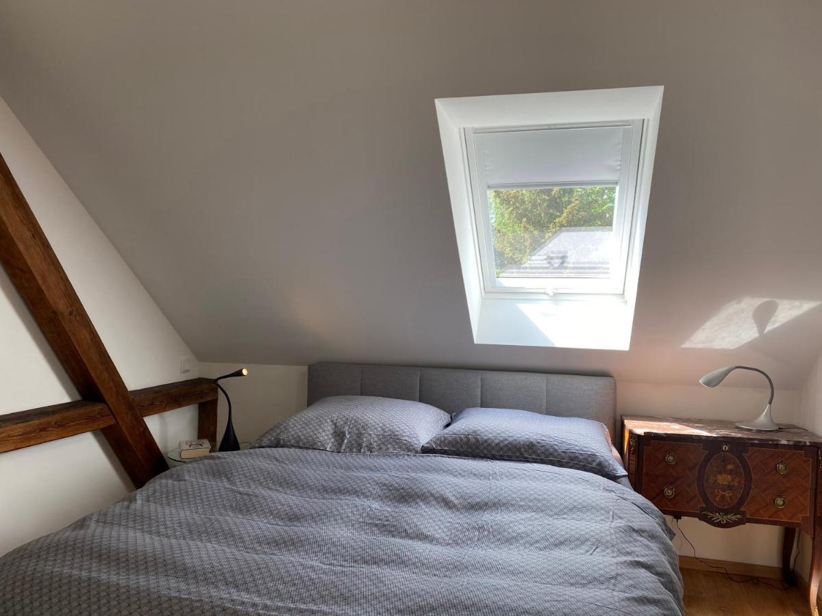 Altes Pfarrhaus Apartment Papstdorf Luaran gambar