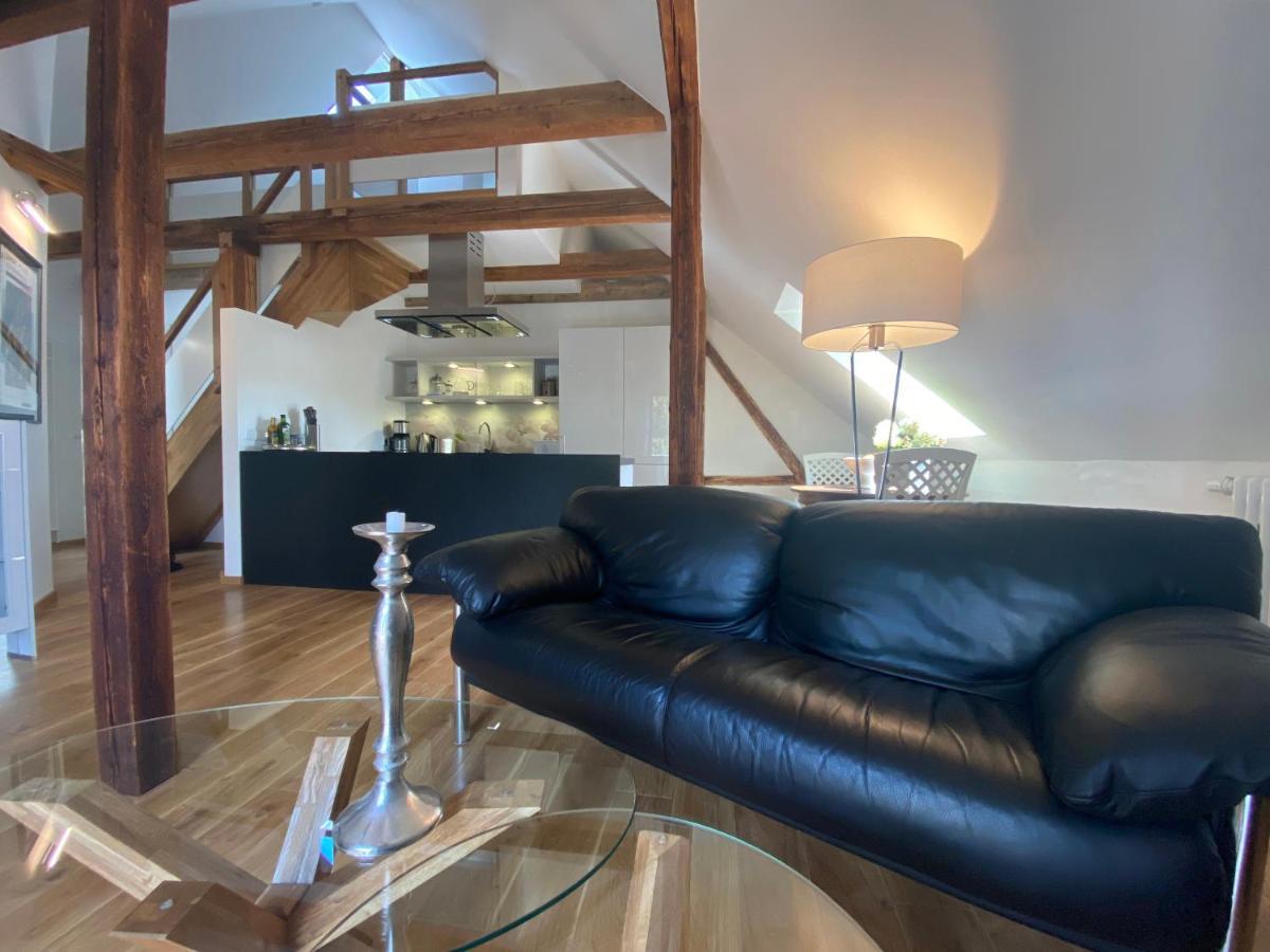 Altes Pfarrhaus Apartment Papstdorf Luaran gambar