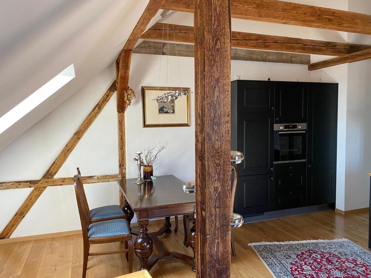 Altes Pfarrhaus Apartment Papstdorf Luaran gambar