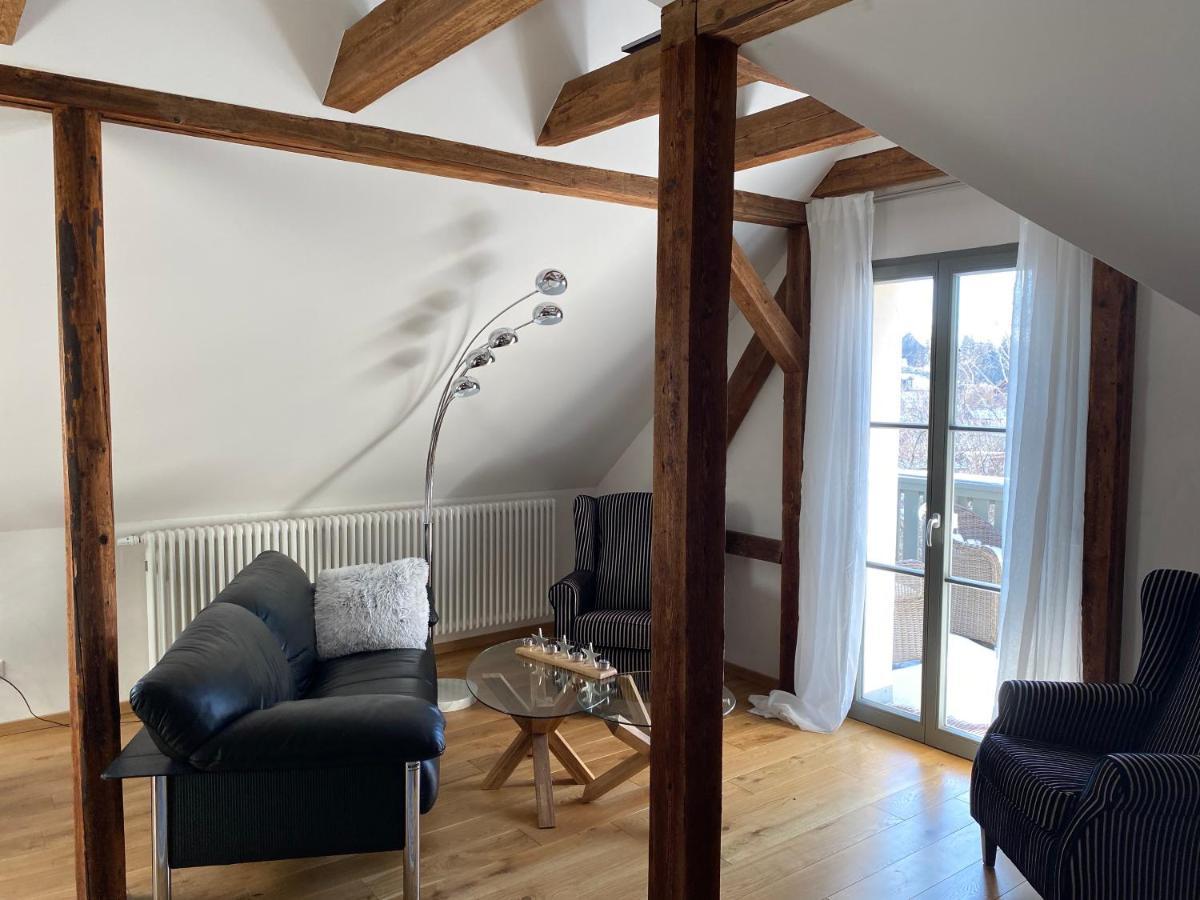 Altes Pfarrhaus Apartment Papstdorf Luaran gambar