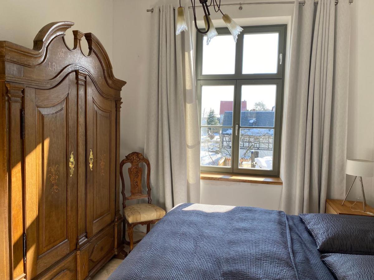 Altes Pfarrhaus Apartment Papstdorf Luaran gambar