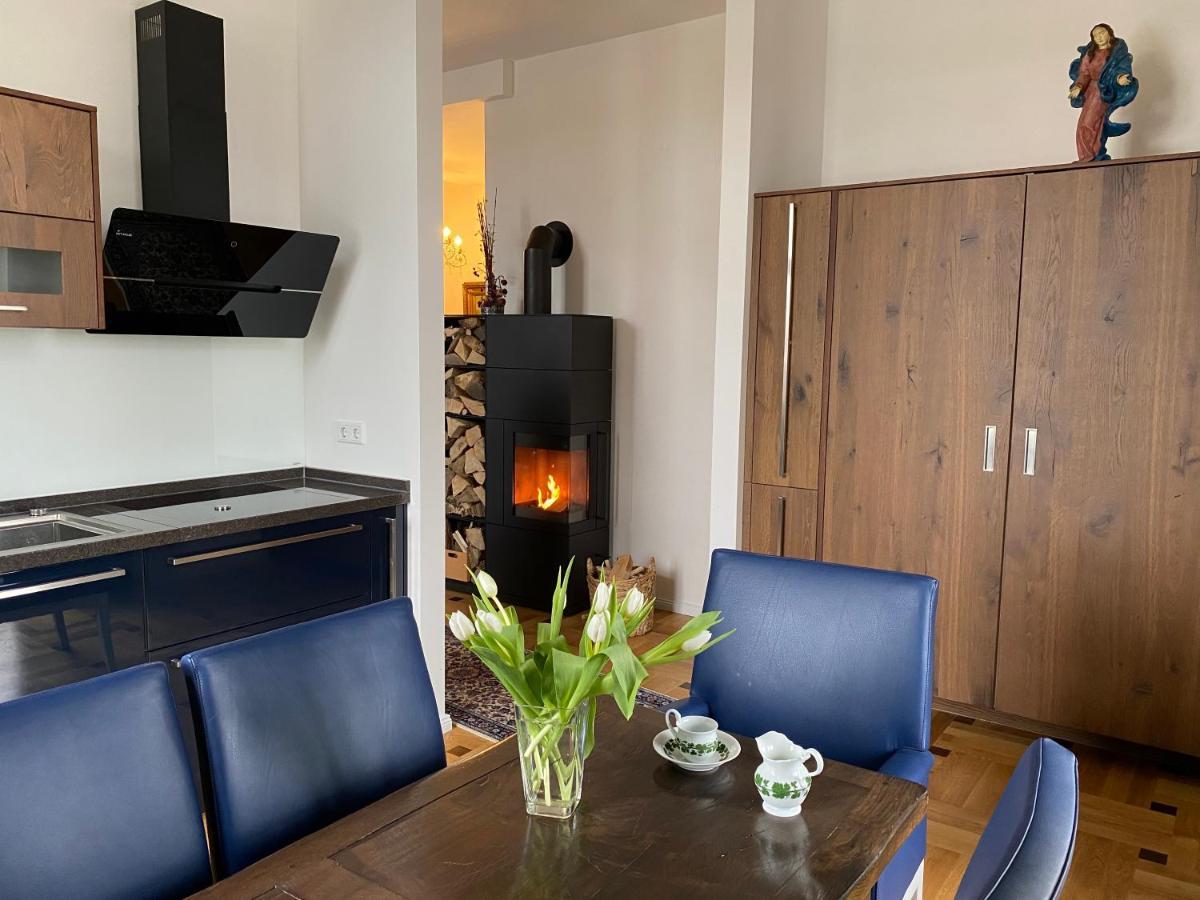 Altes Pfarrhaus Apartment Papstdorf Luaran gambar