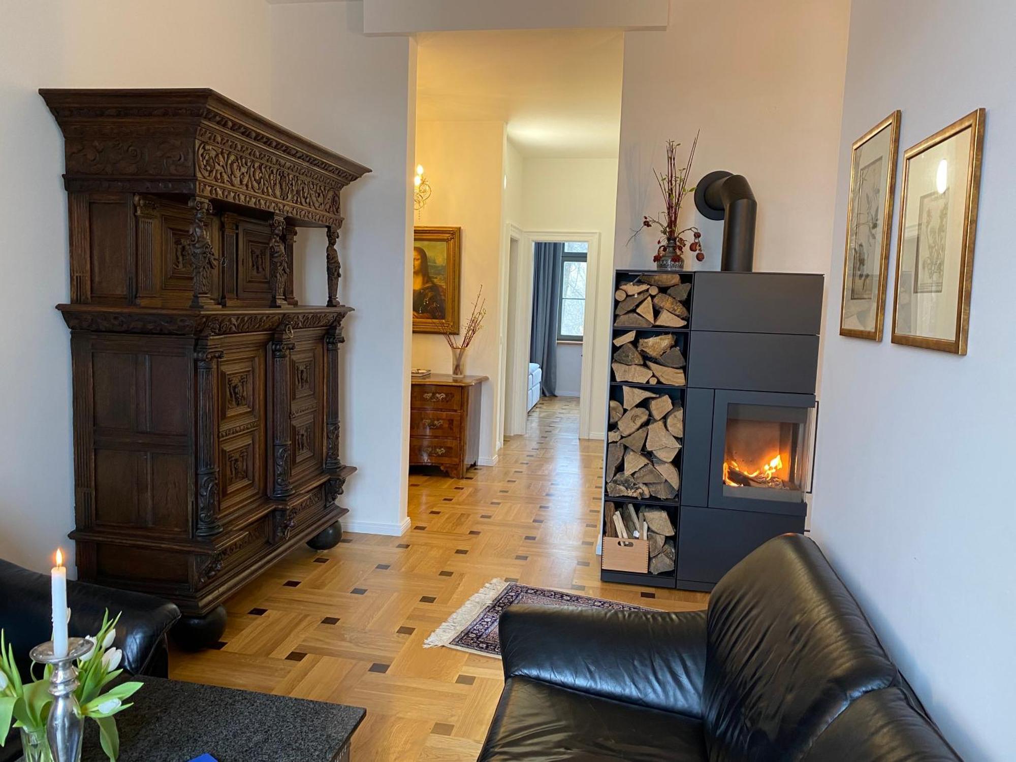Altes Pfarrhaus Apartment Papstdorf Luaran gambar