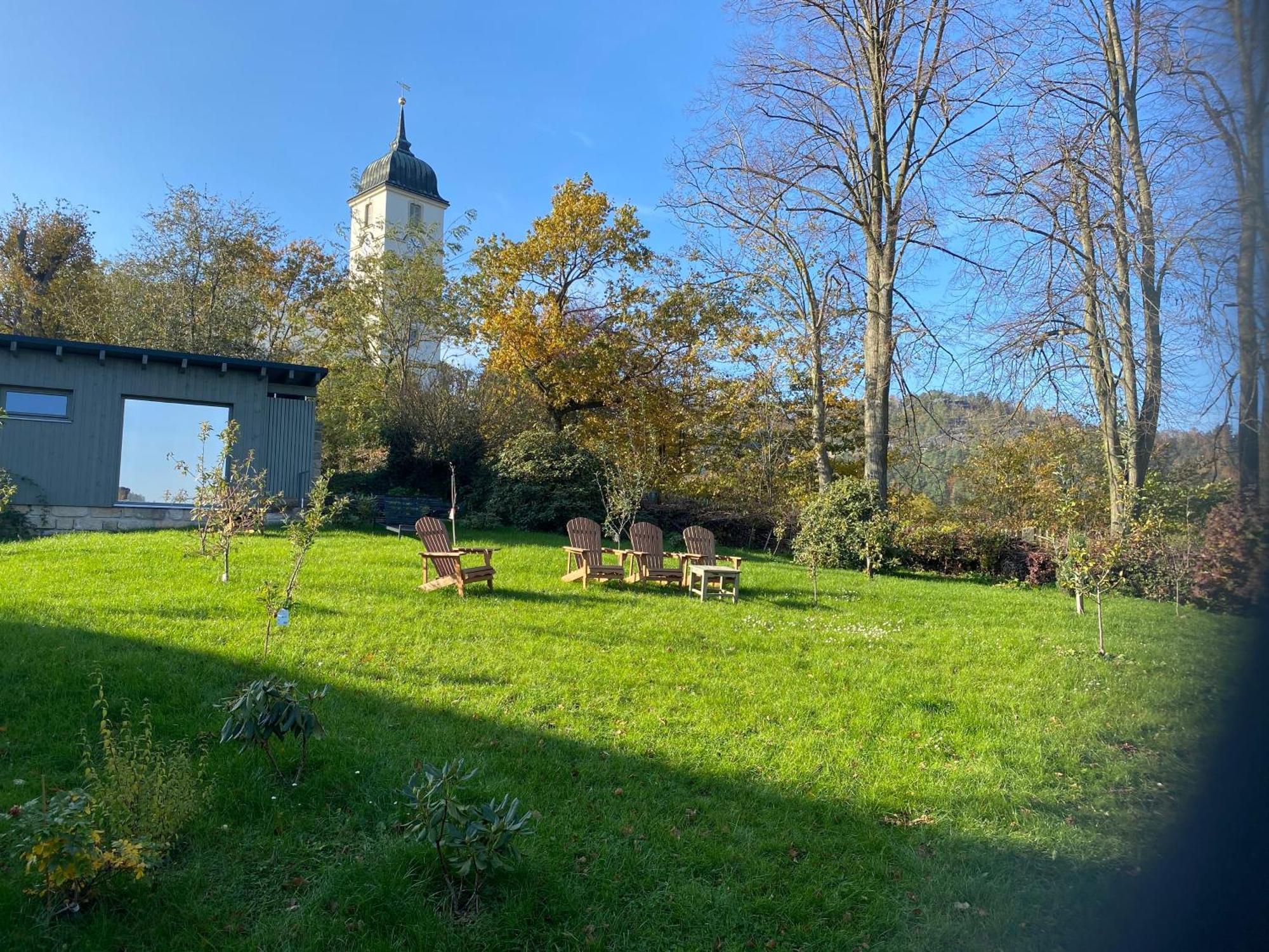 Altes Pfarrhaus Apartment Papstdorf Luaran gambar